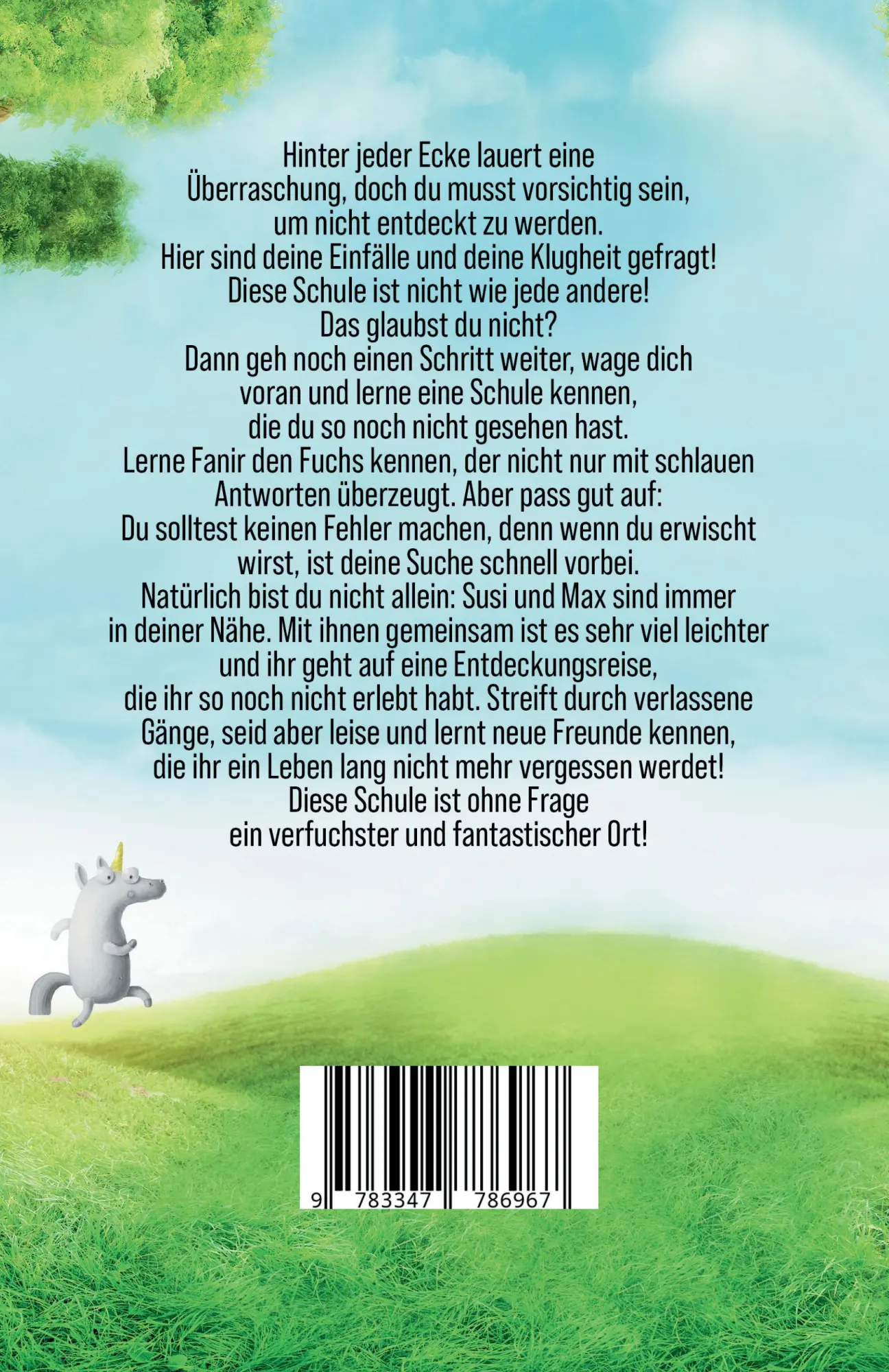 Rückseite: 9783347786967 | Eine verfuchst fantastische Schule | Luisa Jung | Taschenbuch | 104 S.