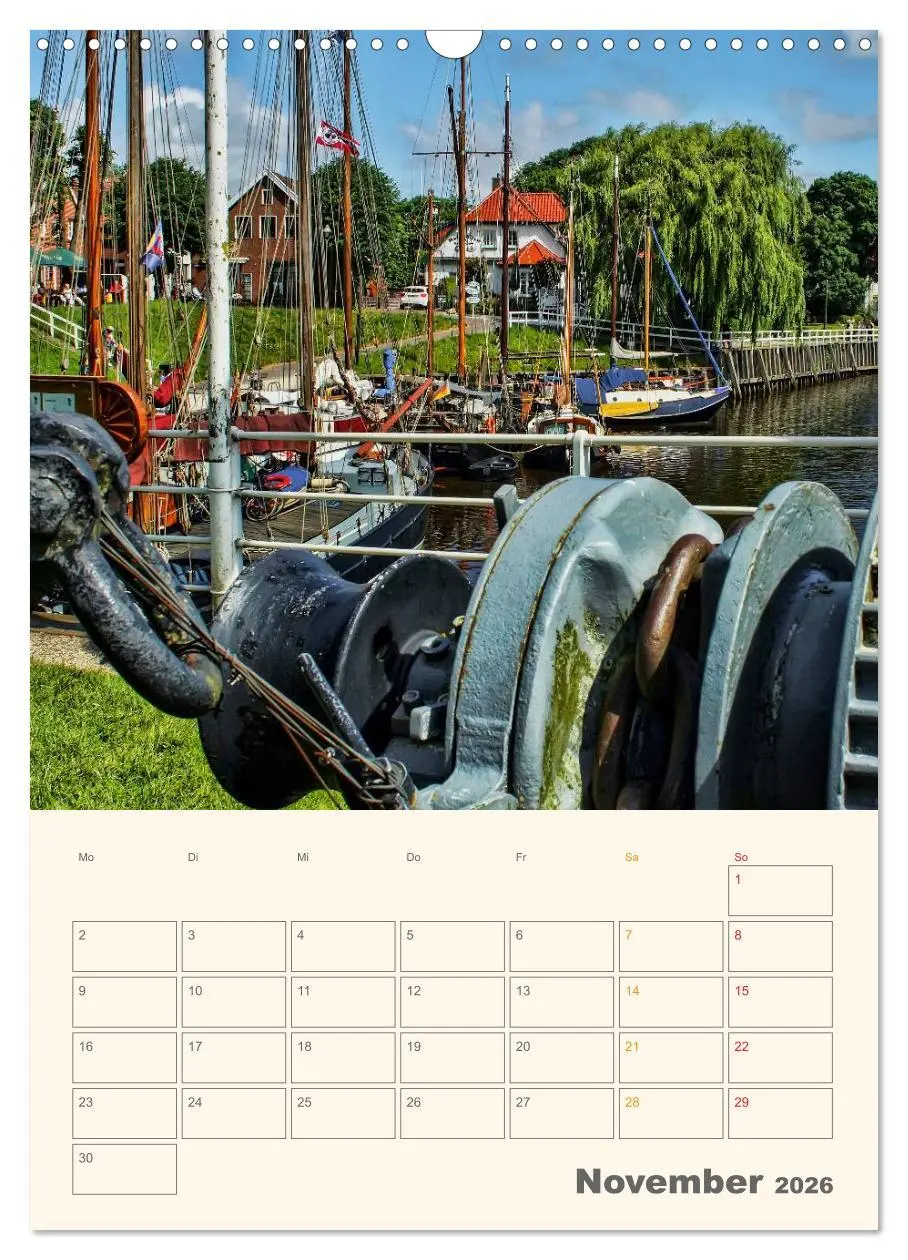 Bild: 9783516456967 | Ostfriesland - Carolinensiel, der Museumshafen (Wandkalender 2026...