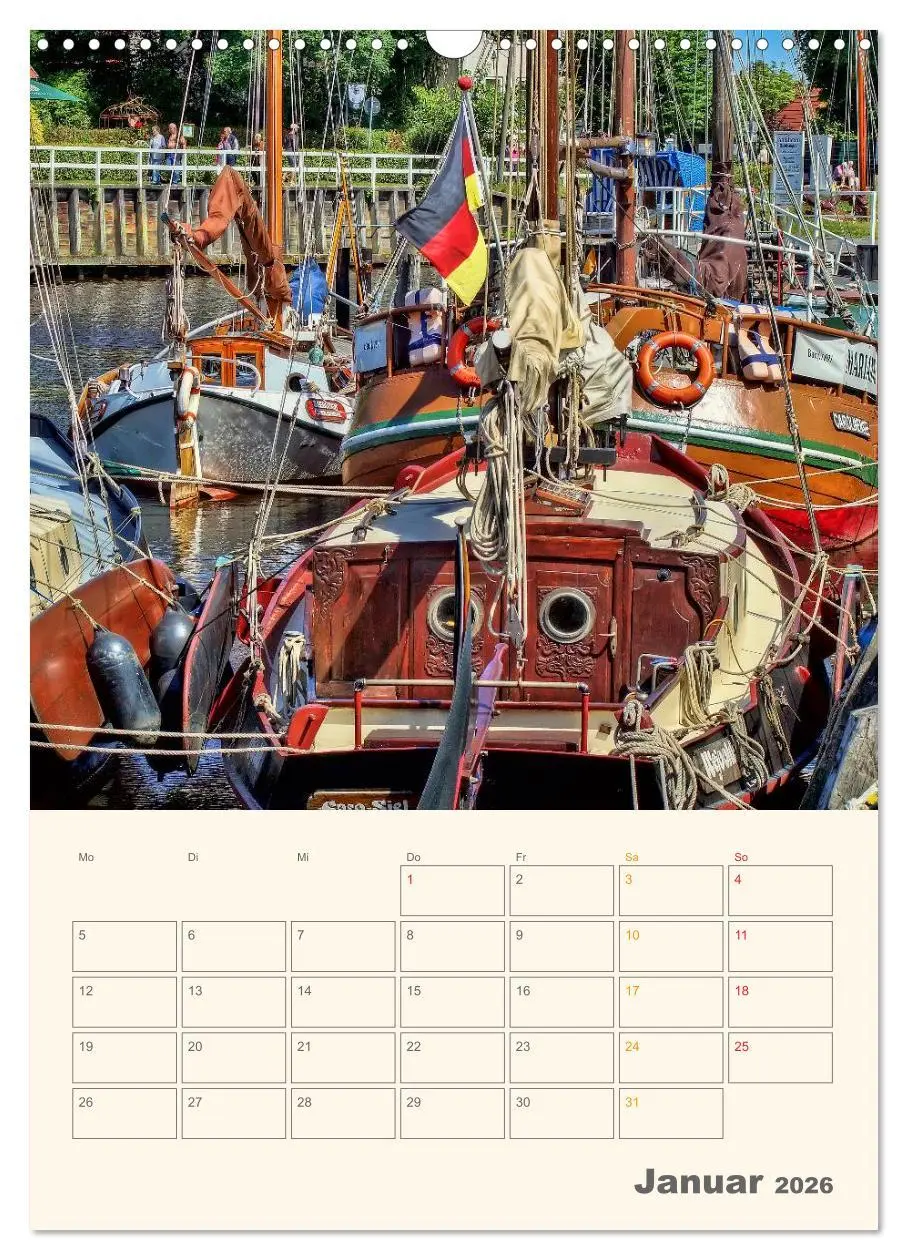 Bild: 9783516456967 | Ostfriesland - Carolinensiel, der Museumshafen (Wandkalender 2026...