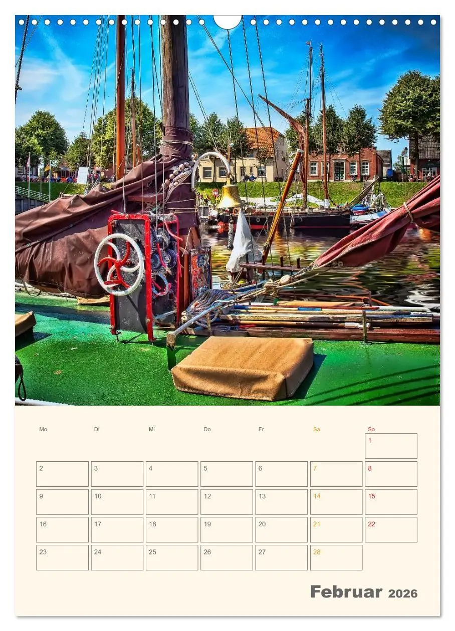 Bild: 9783516456967 | Ostfriesland - Carolinensiel, der Museumshafen (Wandkalender 2026...