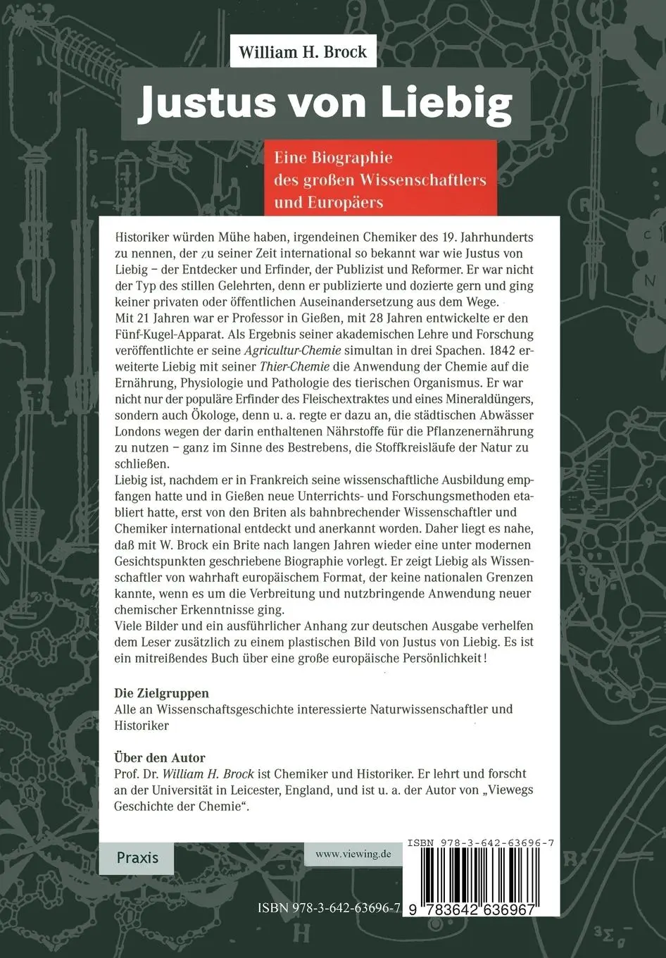 Rückseite: 9783642636967 | Justus von Liebig | William H. Brock | Taschenbuch | xvii | Deutsch