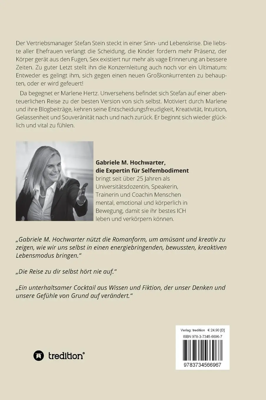 Rückseite: 9783734566967 | Über Säbelzahntiger, Sex und Energieräuber | Gabriele M. Hochwarter