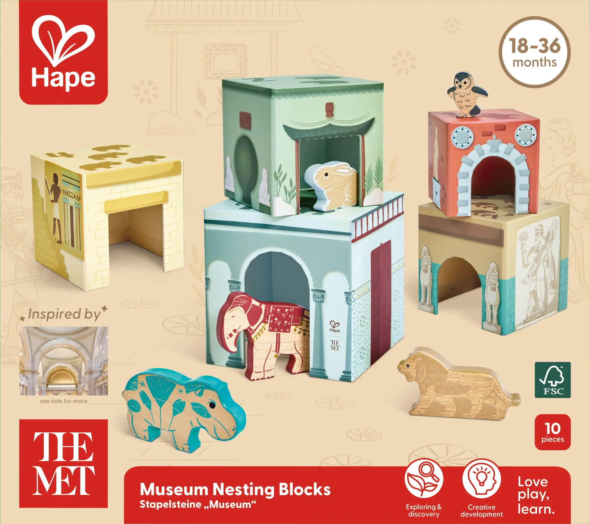 Bild: 6943478057067 | The Met: Stapelsteine "Museum" | Deutsch | 2026 | EAN 6943478057067