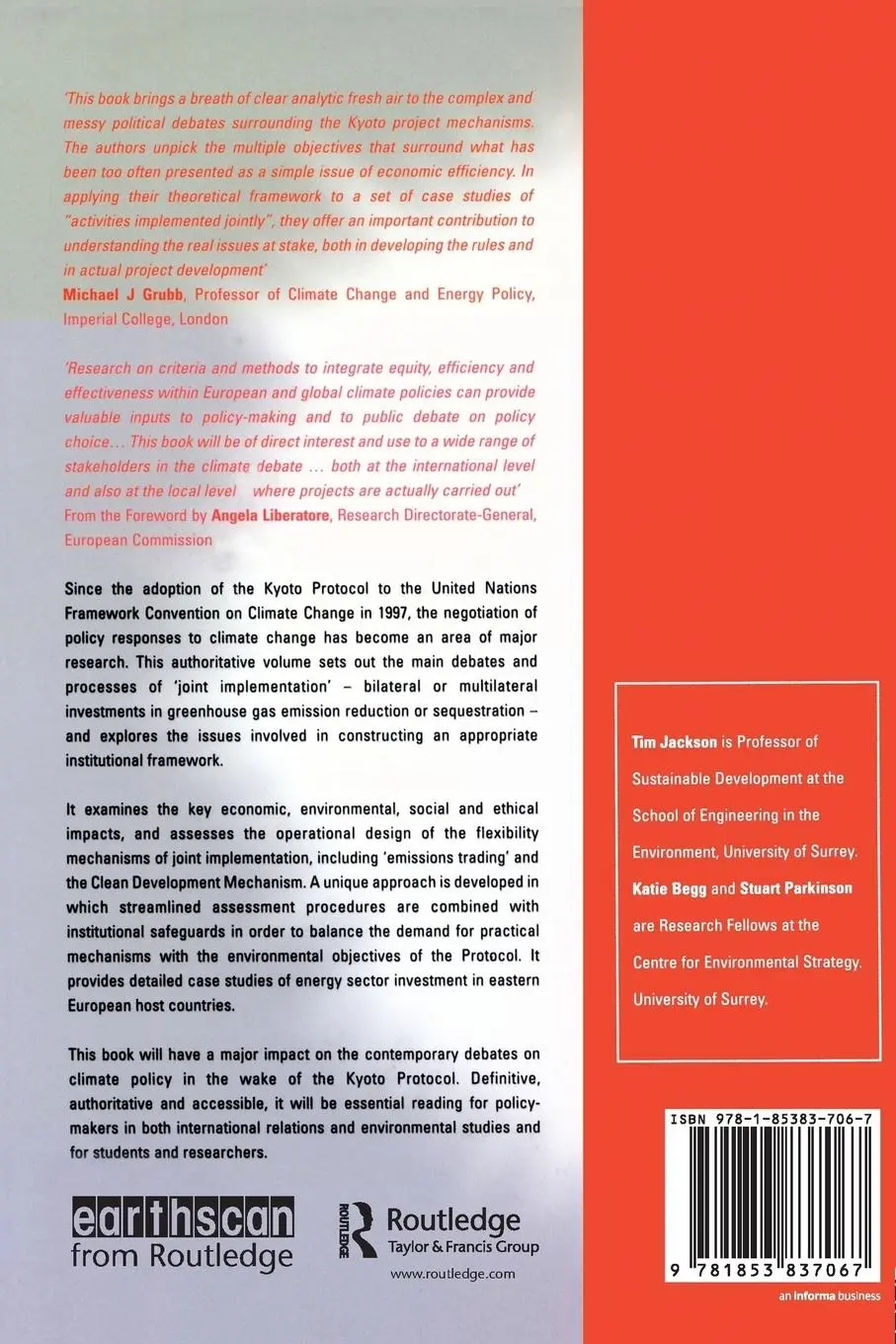 Rückseite: 9781853837067 | Flexibility in Global Climate Policy | Beyond Joint Implementation