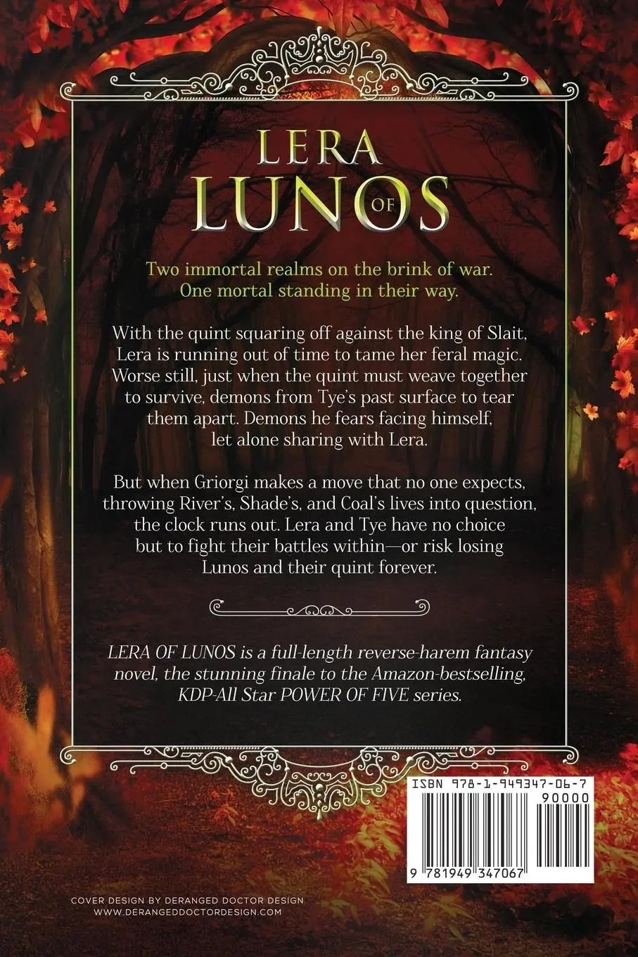Rückseite: 9781949347067 | Lera of Lunos | Power of Five, Book 4 | Alex Lidell | Taschenbuch