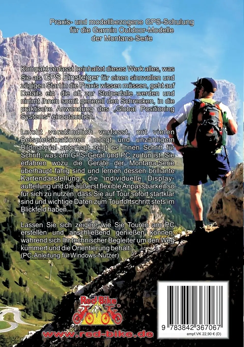 Rückseite: 9783842367067 | GPS Praxisbuch Garmin Montana - Serie | Einer für alles | Redbike