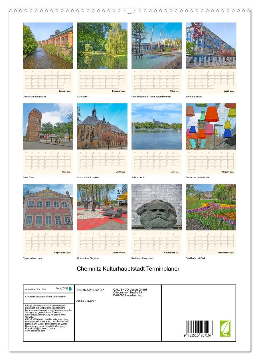 Bild: 9783516267167 | Chemnitz Kulturhauptstadt Terminplaner (hochwertiger Premium...