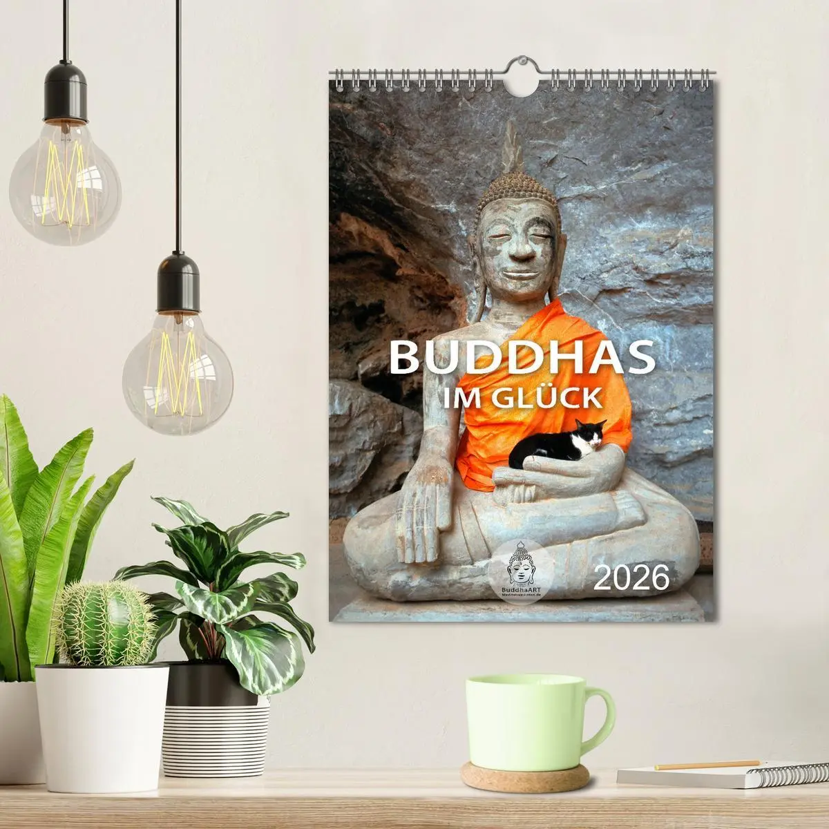 Bild: 9783516337167 | Buddhas im Glück (Wandkalender 2026 DIN A4 hoch), CALVENDO...