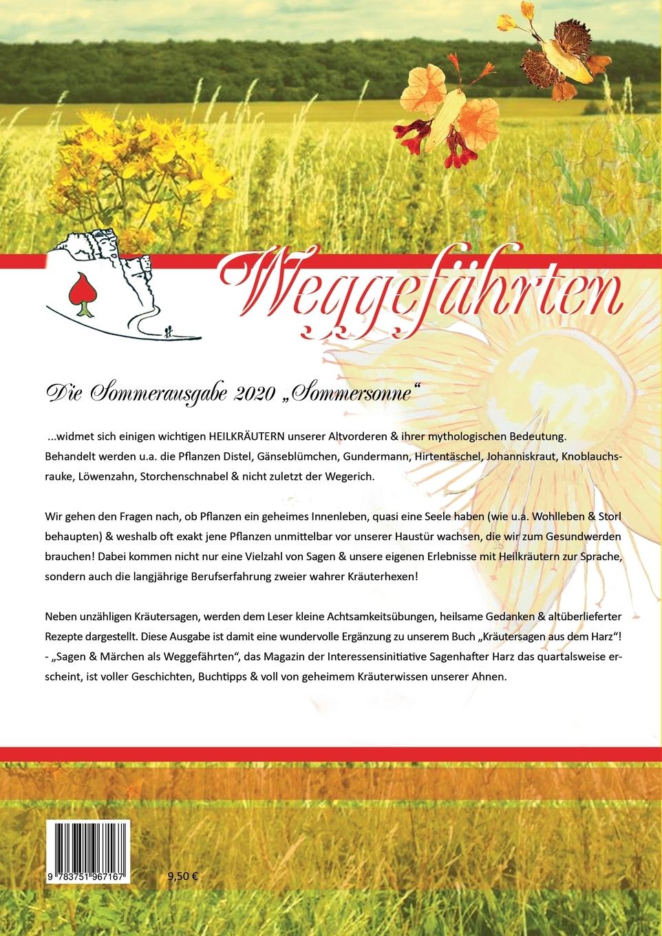 Rückseite: 9783751967167 | Sagen &amp; Märchen als Weggefährten | Sommersonne 2020 - Heilkräuter