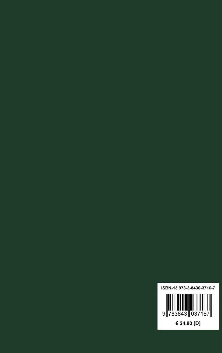 Rückseite: 9783843037167 | Das Schweigen im Walde | Ludwig Ganghofer | Buch | 284 S. | Deutsch