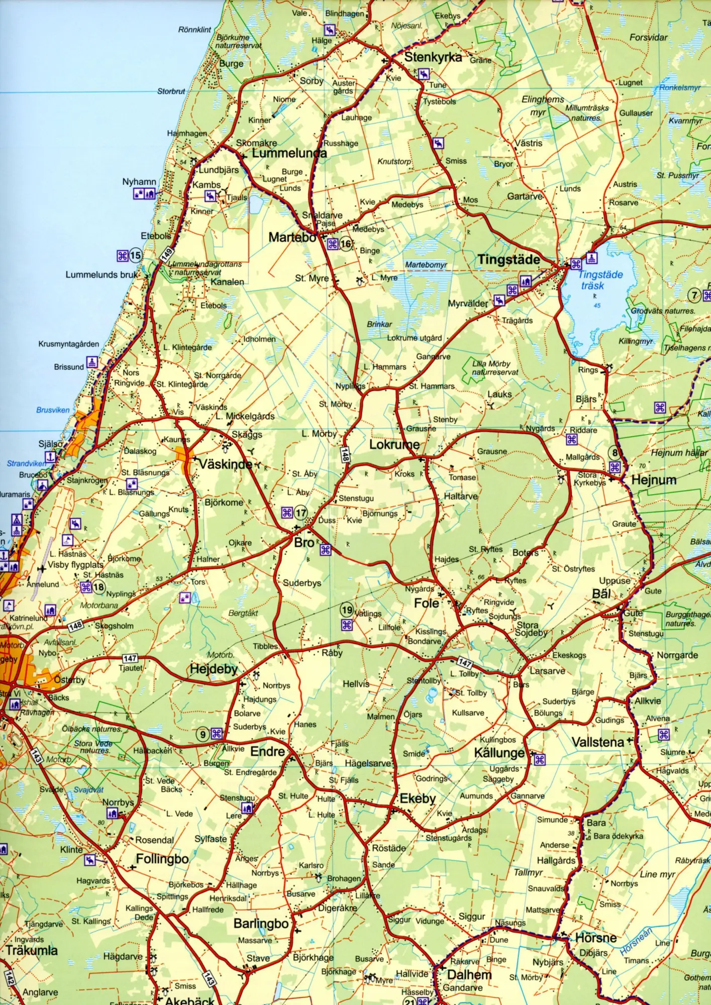 Bild: 9789189427167 | Gotland | 1:100 000 | (Land-)Karte | Schwedisch | 2023