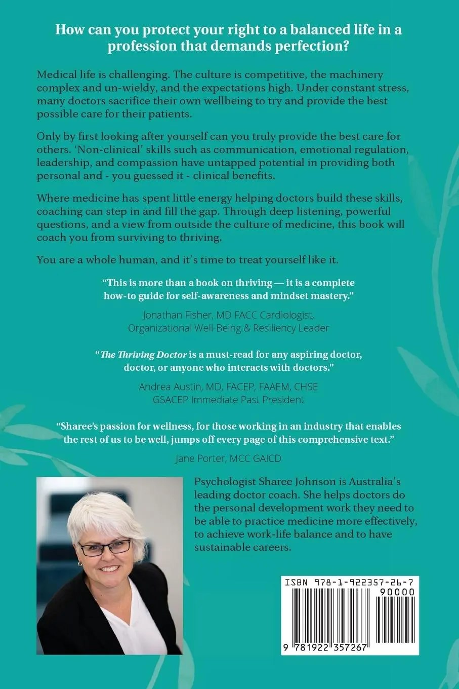 Rückseite: 9781922357267 | The Thriving Doctor | Sharee Johnson | Taschenbuch | Englisch | 2021