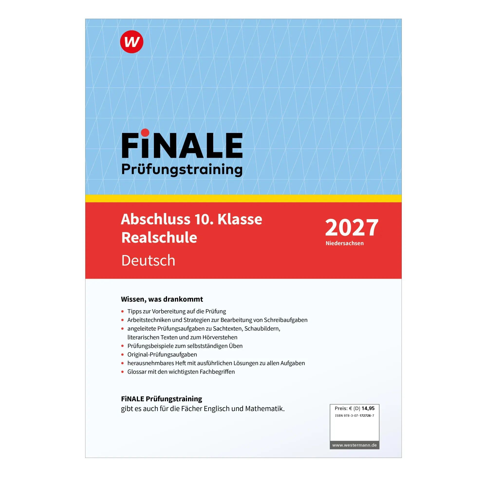 Bild: 9783071727267 | FiNALE Prüfungstraining Abschluss 10. Klasse Realschule Niedersachsen