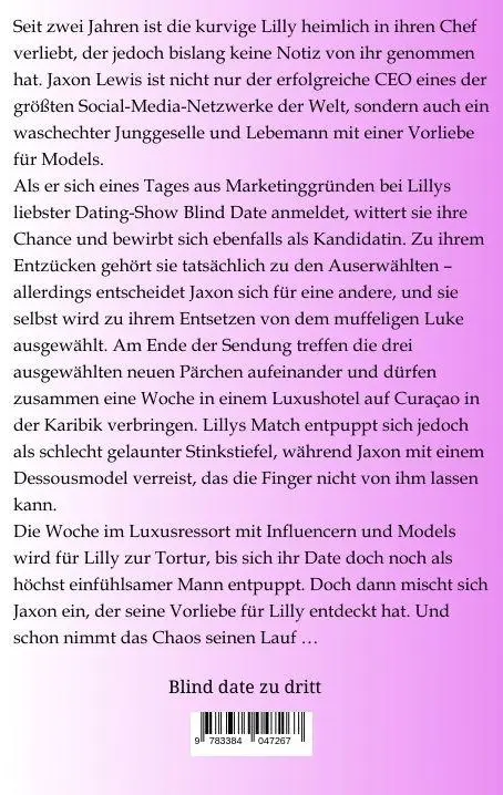 Rückseite: 9783384047267 | Blind date zu dritt | Humorvolle und sinnliche Boss-Romance | Faith