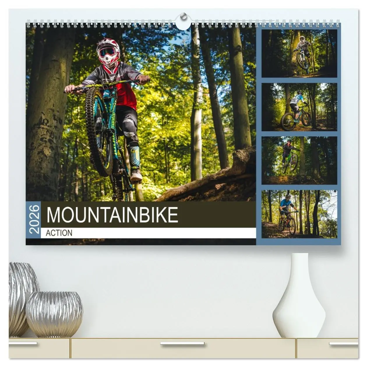 Cover: 9783516017267 | Mountainbike Action (hochwertiger Premium Wandkalender 2026 DIN A2...