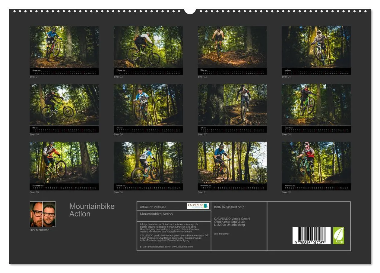 Bild: 9783516017267 | Mountainbike Action (hochwertiger Premium Wandkalender 2026 DIN A2...