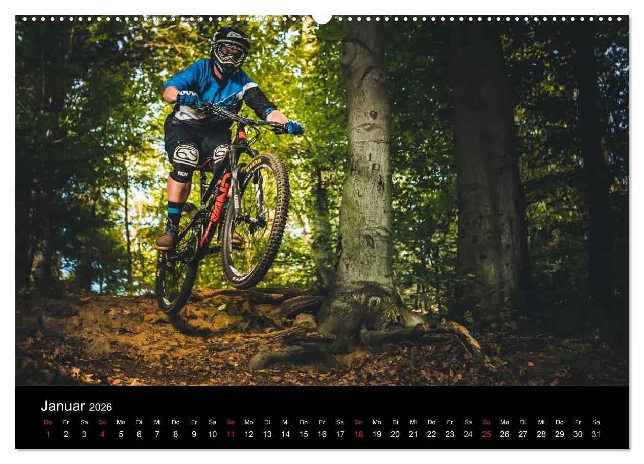 Bild: 9783516017267 | Mountainbike Action (hochwertiger Premium Wandkalender 2026 DIN A2...