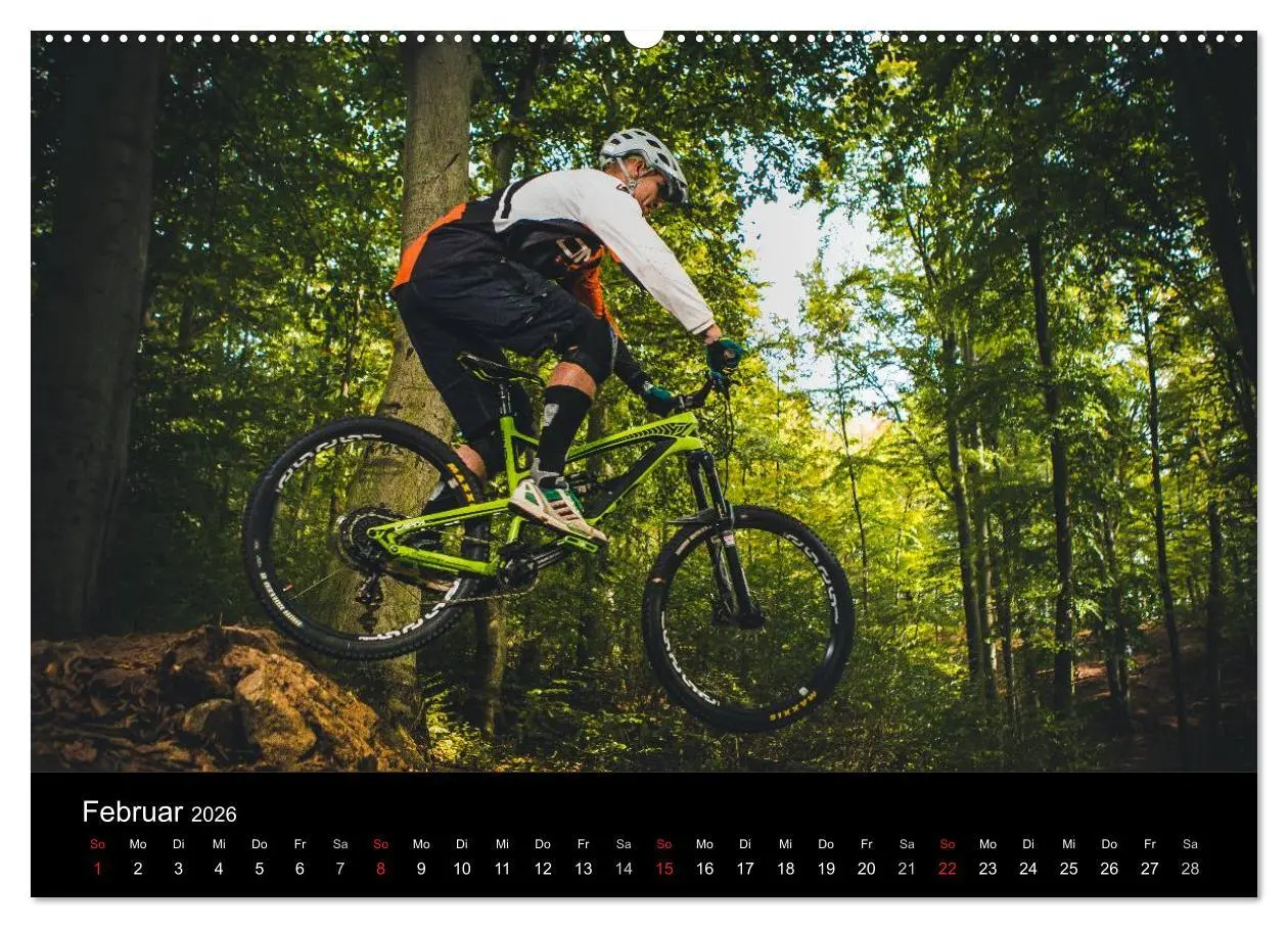 Bild: 9783516017267 | Mountainbike Action (hochwertiger Premium Wandkalender 2026 DIN A2...