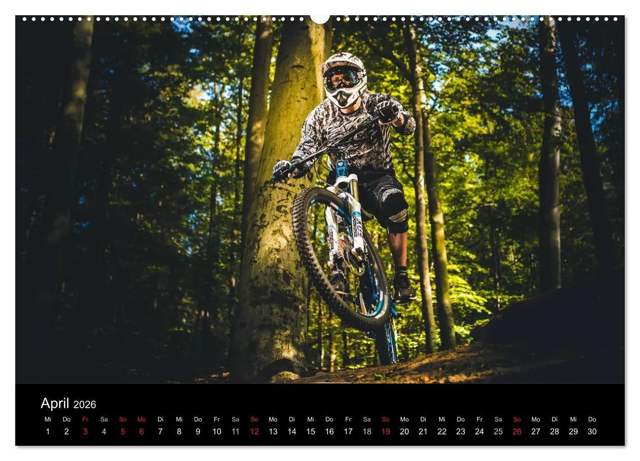 Bild: 9783516017267 | Mountainbike Action (hochwertiger Premium Wandkalender 2026 DIN A2...
