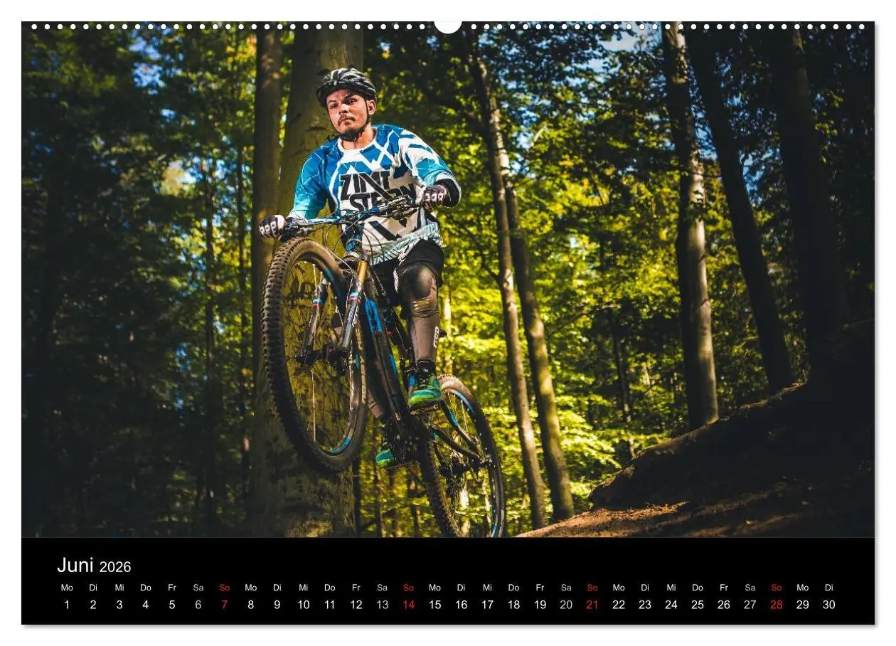 Bild: 9783516017267 | Mountainbike Action (hochwertiger Premium Wandkalender 2026 DIN A2...