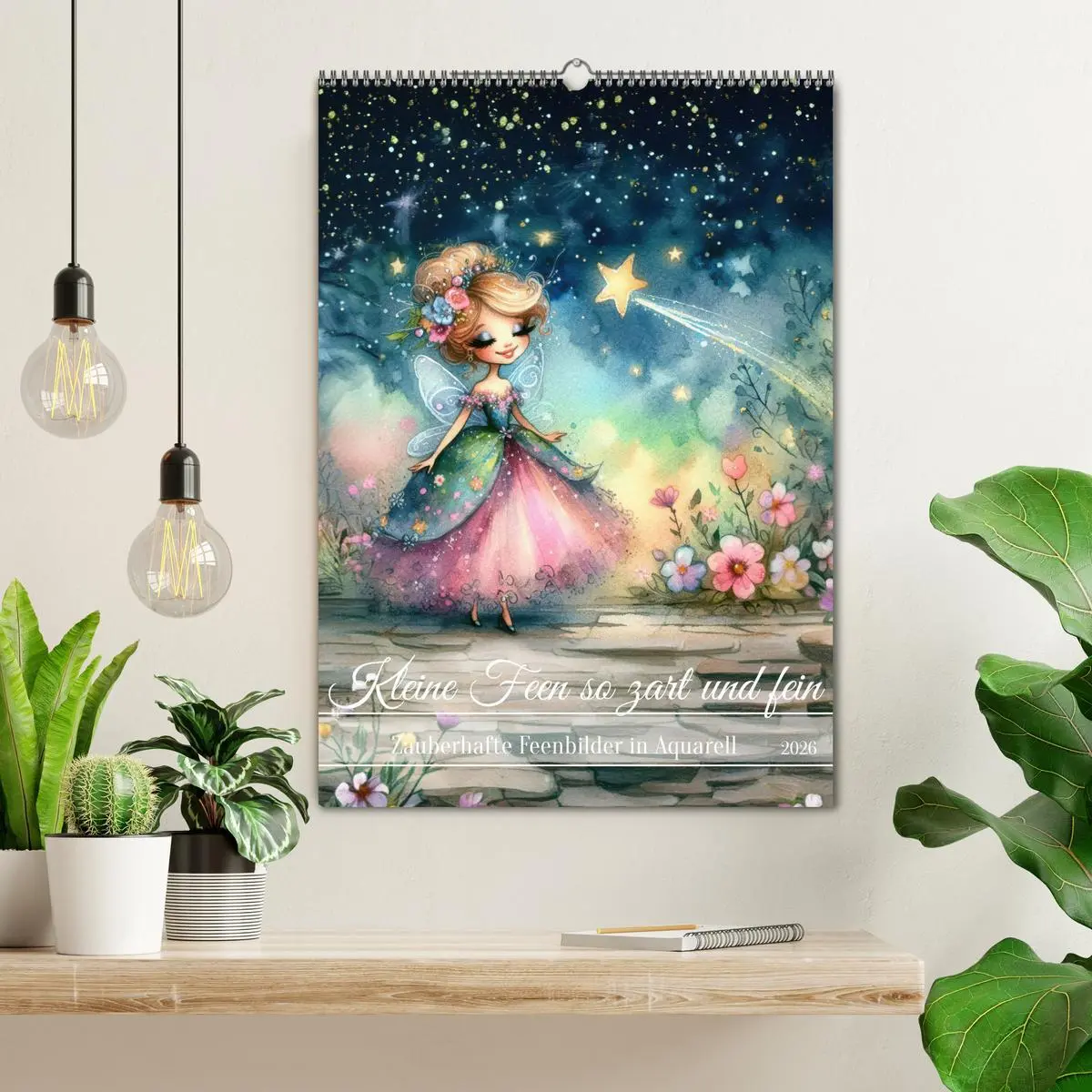 Bild: 9783516257267 | Kleine Feen so zart und fein (Wandkalender 2026 DIN A2 hoch),...