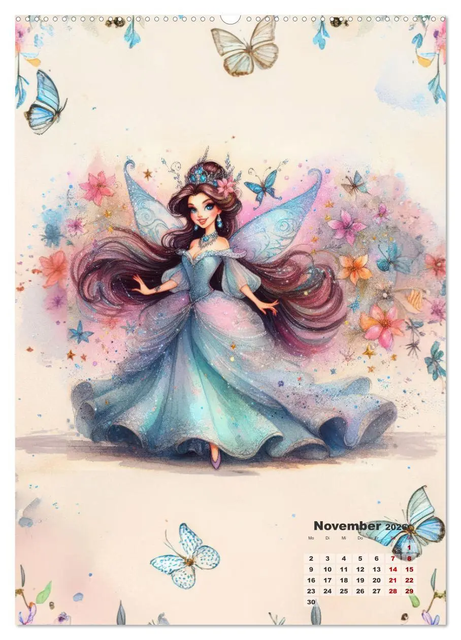 Bild: 9783516257267 | Kleine Feen so zart und fein (Wandkalender 2026 DIN A2 hoch),...