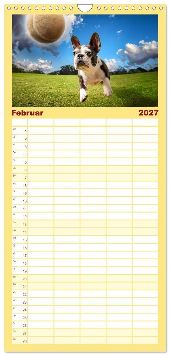 Bild: 9783594307267 | Familienplaner 2027 - Bullys in Action - Französische Bulldoggen...