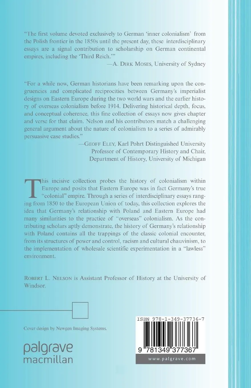 Rückseite: 9781349377367 | Germans, Poland, and Colonial Expansion to the East | R. Nelson | Buch