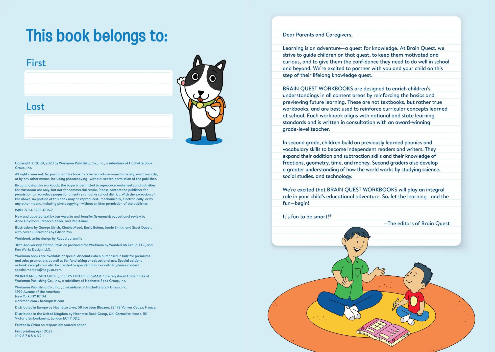 Bild: 9781523517367 | Brain Quest Workbook: 2nd Grade Revised Edition | Workman Publishing
