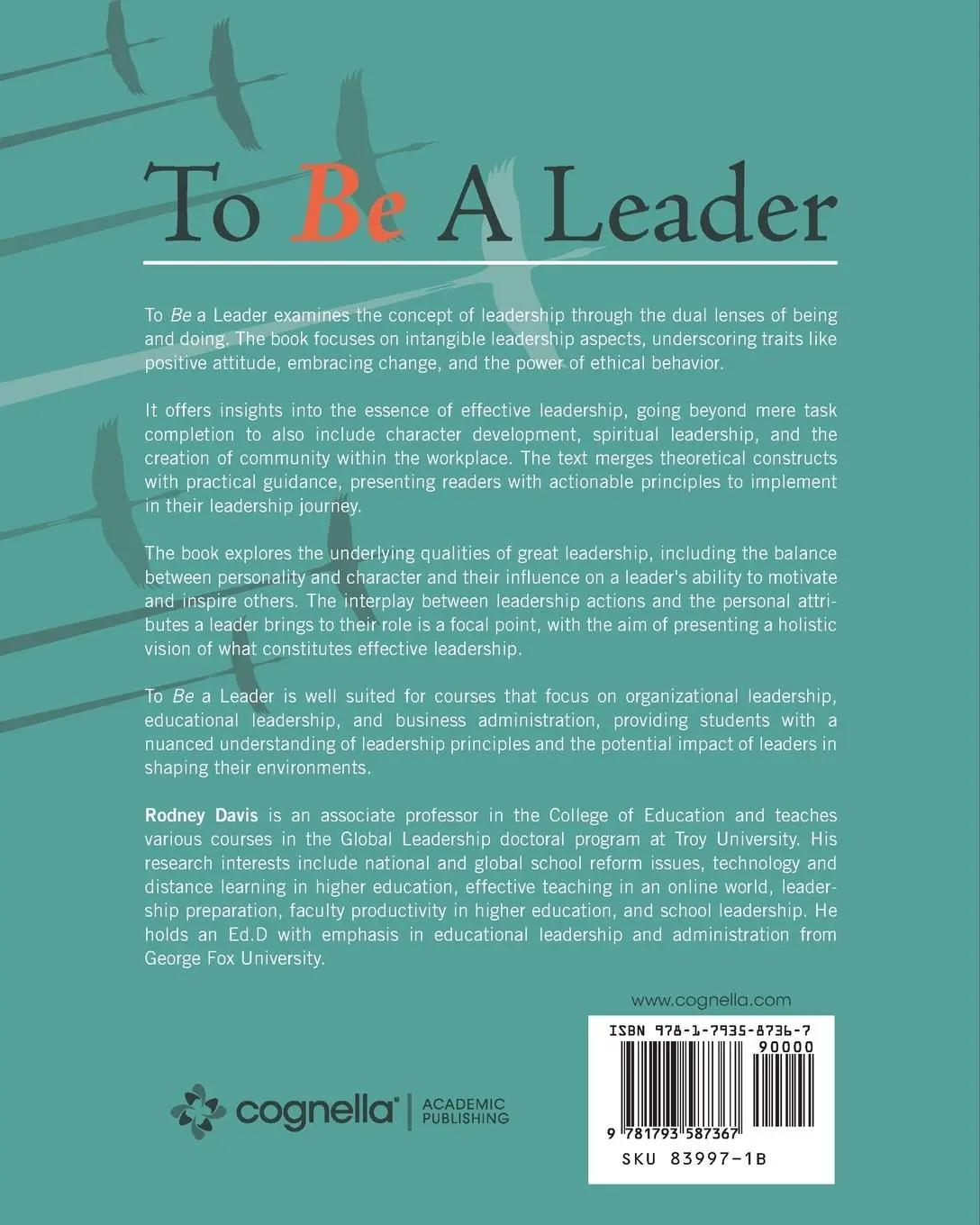 Rückseite: 9781793587367 | To Be a Leader | Rodney Davis | Taschenbuch | Englisch | 2024