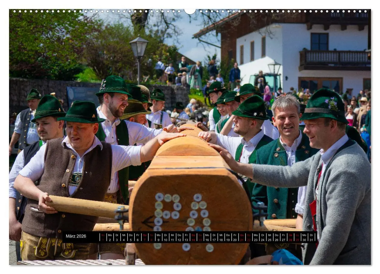 Bild: 9783457397367 | Maibaum aufstellen (hochwertiger Premium Wandkalender 2026 DIN A2...