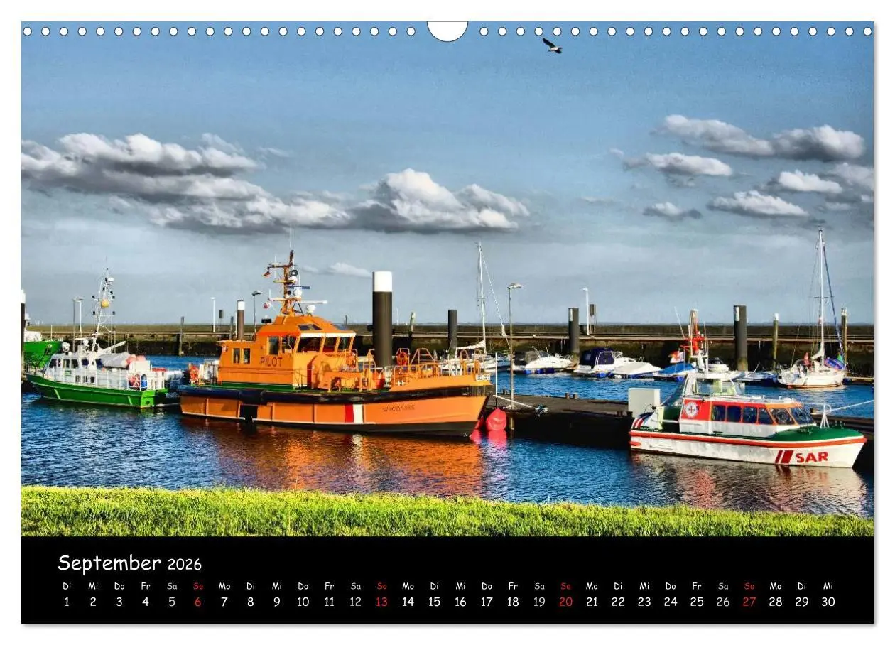 Bild: 9783516177367 | Wilhelmshaven (Wandkalender 2026 DIN A3 quer), CALVENDO Monatskalender