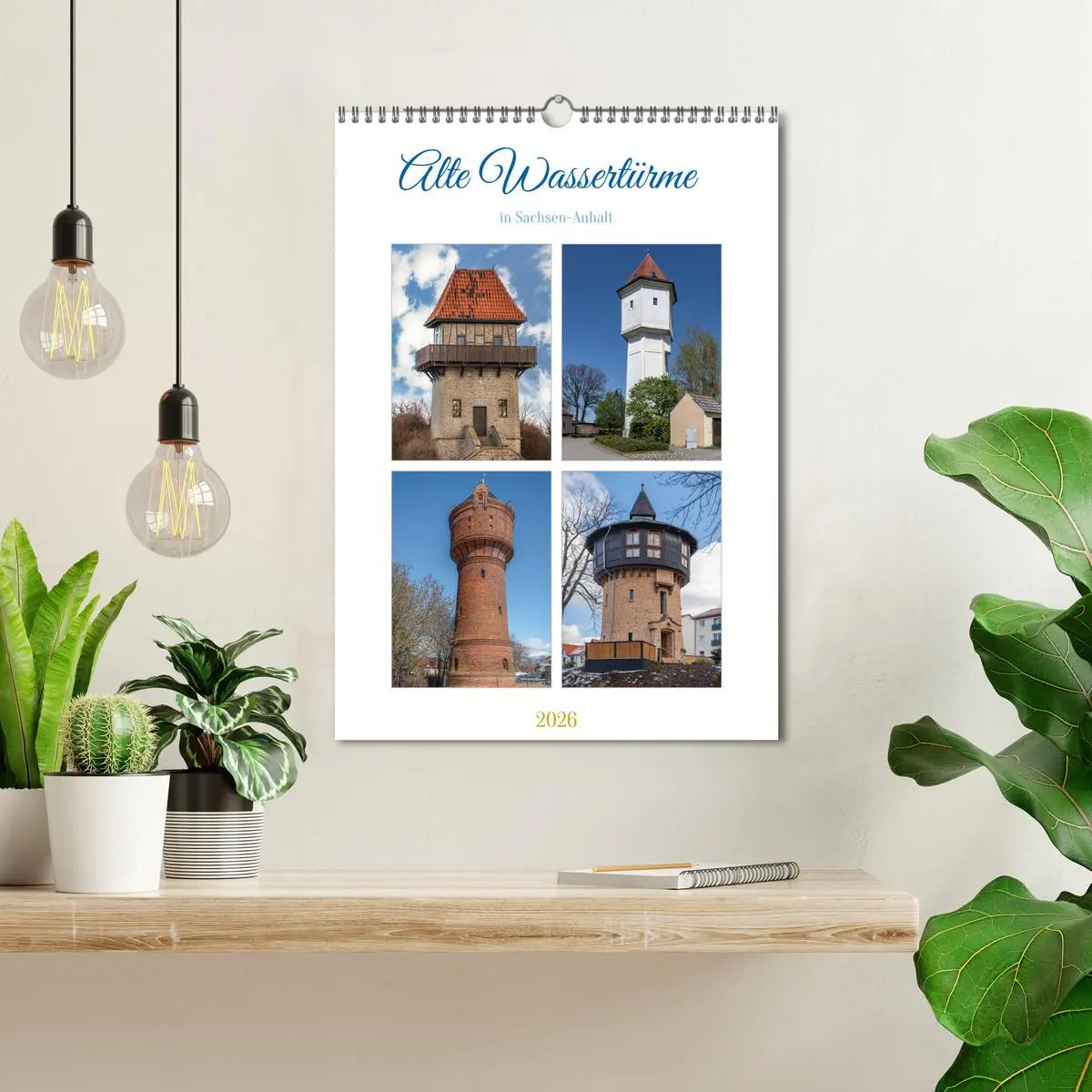 Bild: 9783516317367 | Alte Wassertürme (Wandkalender 2026 DIN A3 hoch), CALVENDO...