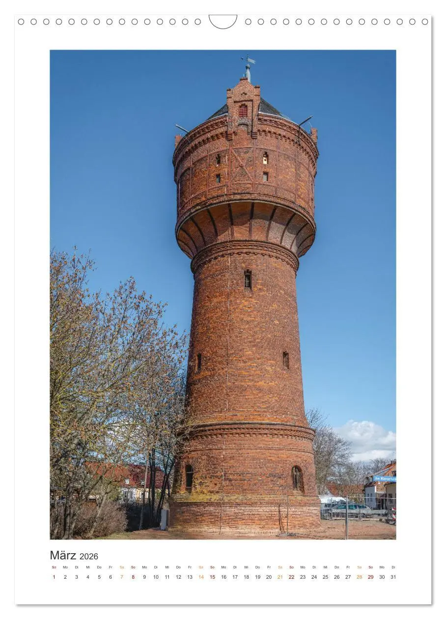 Bild: 9783516317367 | Alte Wassertürme (Wandkalender 2026 DIN A3 hoch), CALVENDO...
