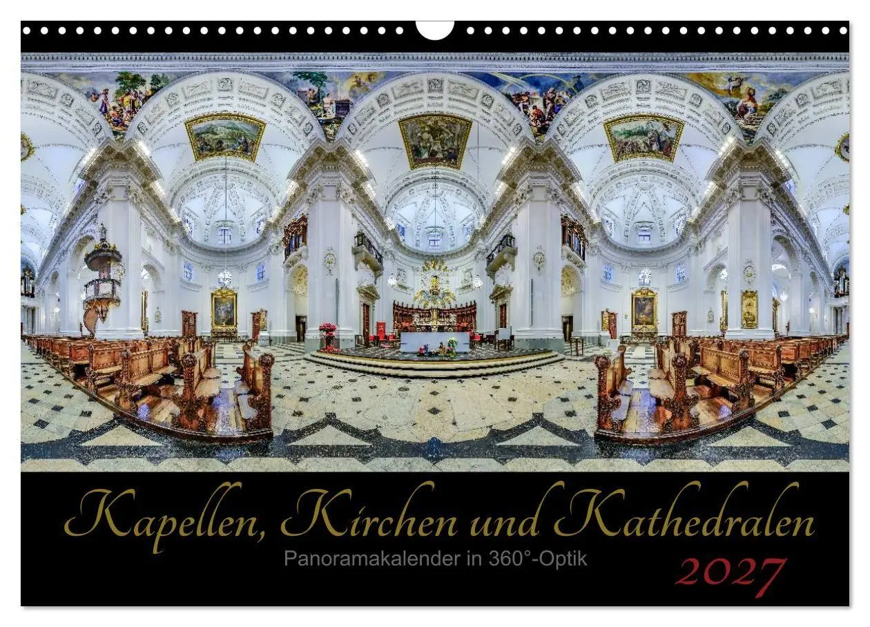 Cover: 9783569887367 | Kapellen, Kirchen und Kathedralen 2027 (Wandkalender 2027 DIN A3...