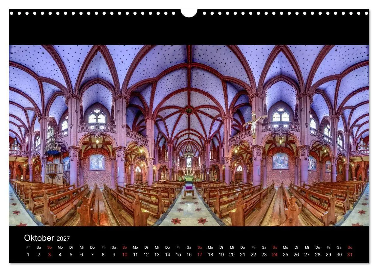 Bild: 9783569887367 | Kapellen, Kirchen und Kathedralen 2027 (Wandkalender 2027 DIN A3...