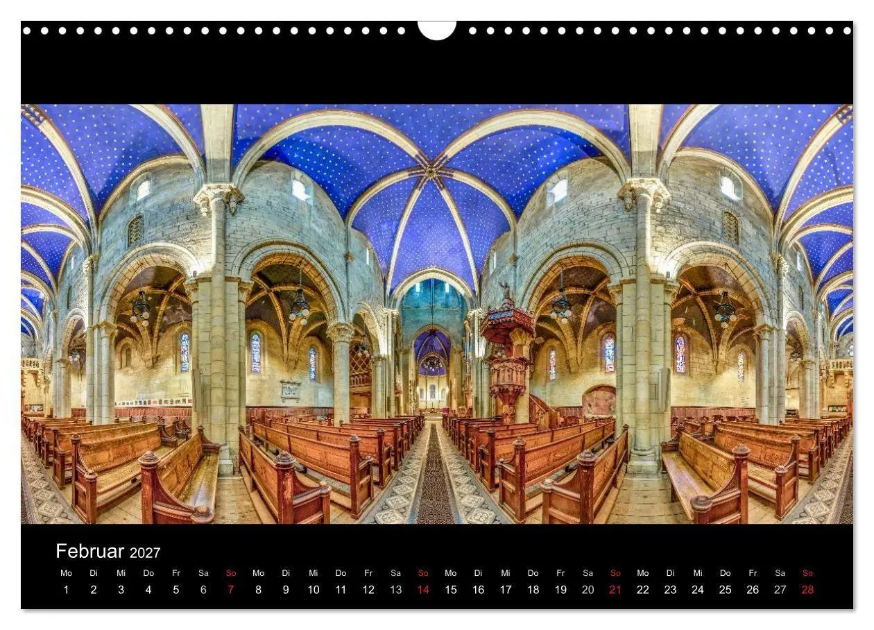 Bild: 9783569887367 | Kapellen, Kirchen und Kathedralen 2027 (Wandkalender 2027 DIN A3...