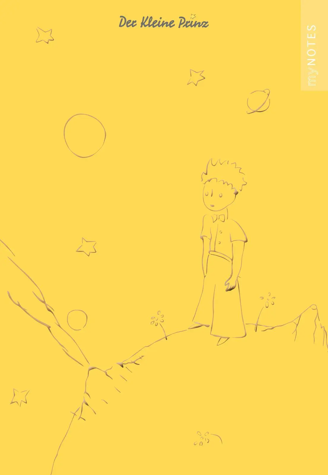 Bild: 4014489137467 | myNOTES Papeterie: Der Kleine Prinz Notizheft | Prinz auf Planet