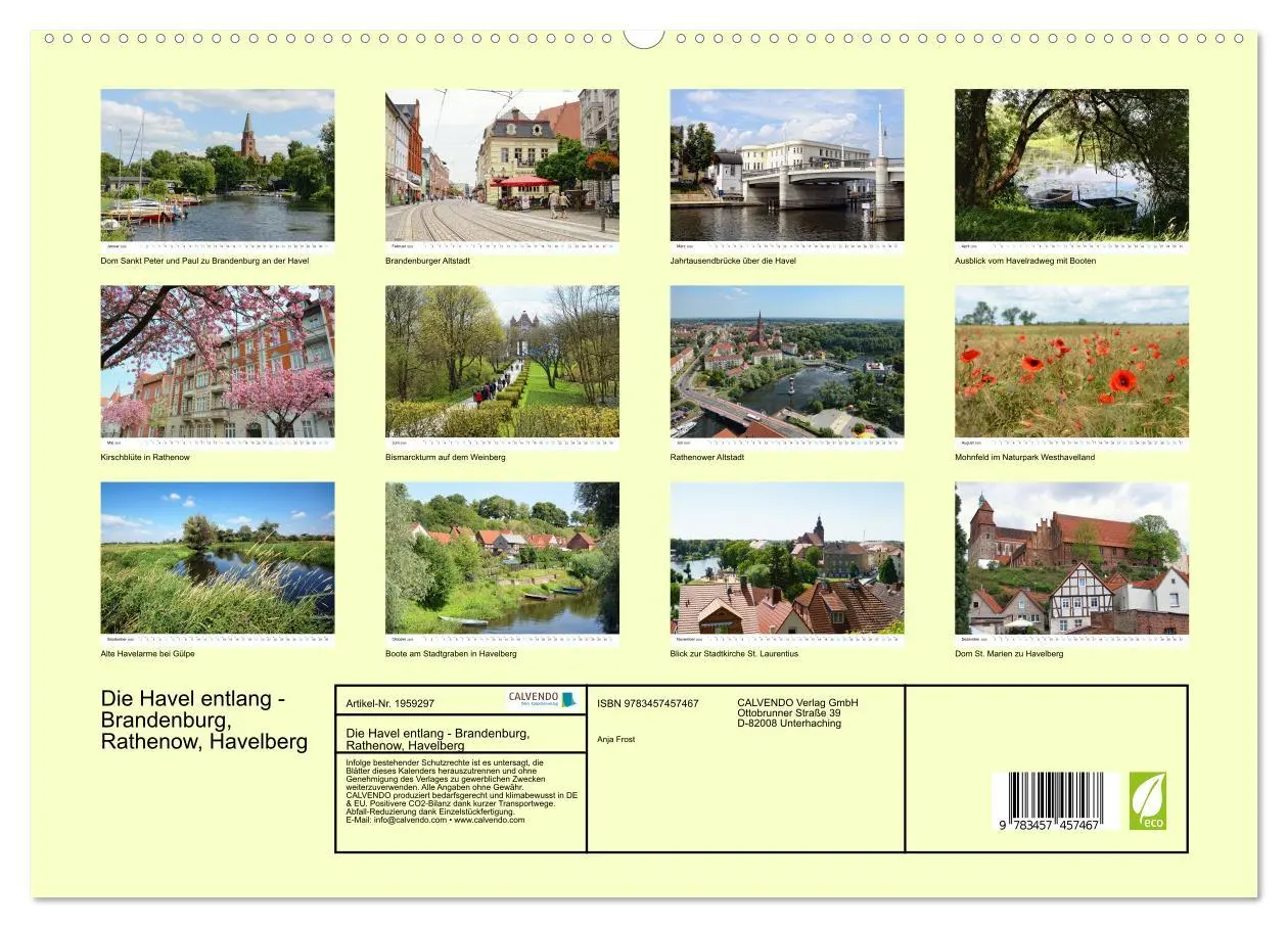 Bild: 9783457457467 | Die Havel entlang - Brandenburg, Rathenow, Havelberg (hochwertiger...