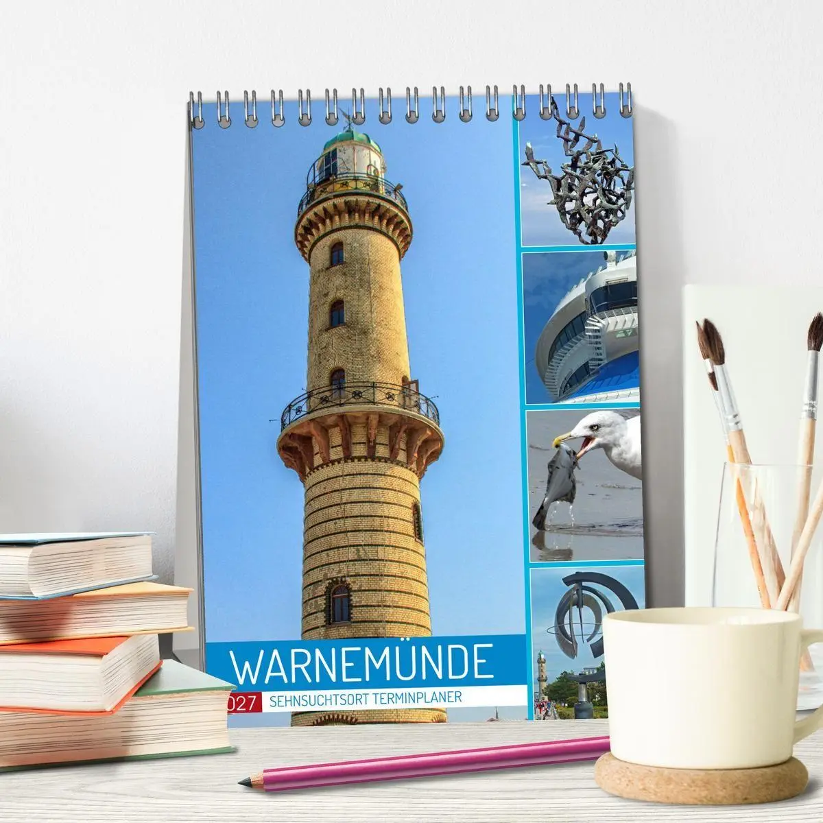 Bild: 9783569327467 | Sehnsuchtsort Warnemünde (Tischkalender 2027 DIN A5 hoch), CALVENDO...