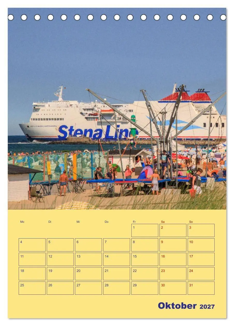 Bild: 9783569327467 | Sehnsuchtsort Warnemünde (Tischkalender 2027 DIN A5 hoch), CALVENDO...