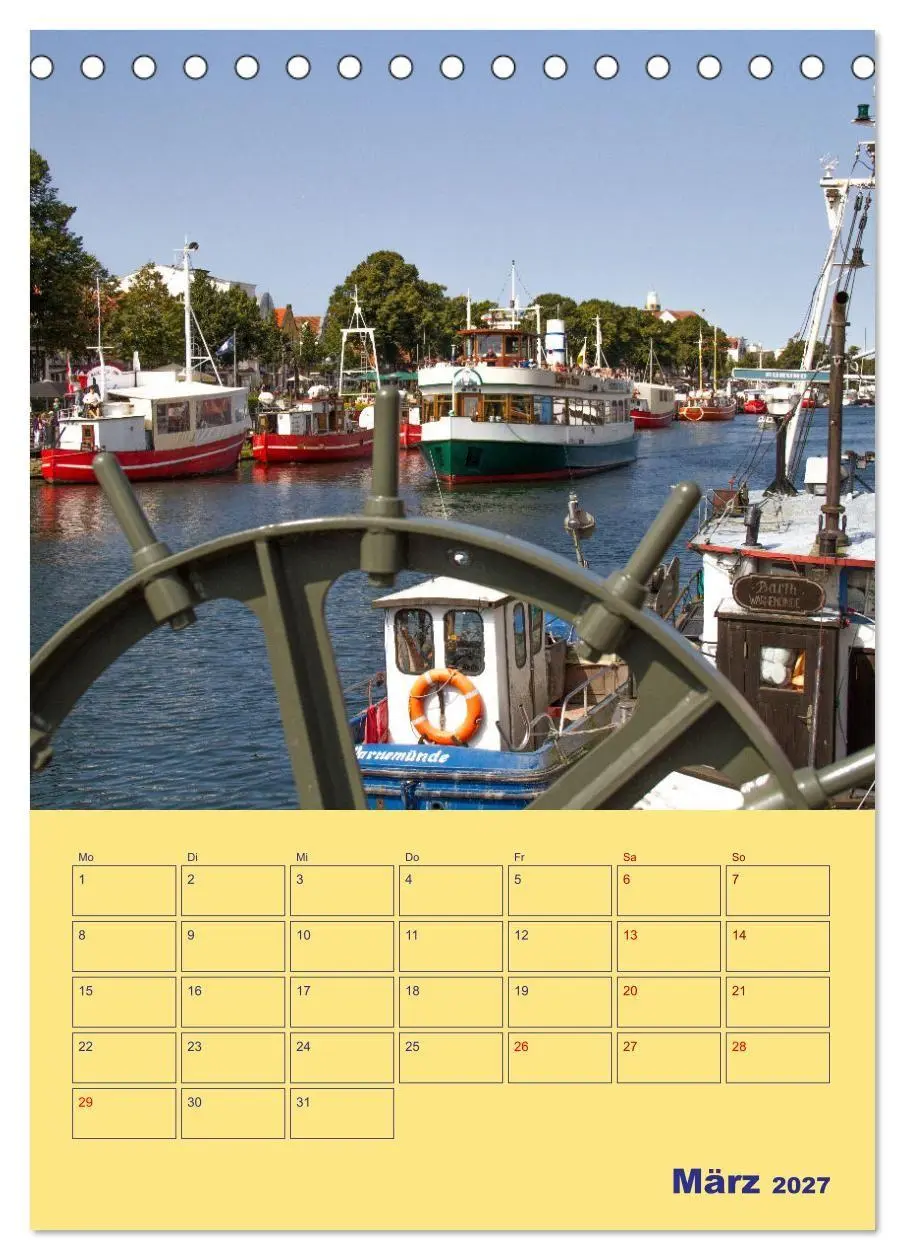 Bild: 9783569327467 | Sehnsuchtsort Warnemünde (Tischkalender 2027 DIN A5 hoch), CALVENDO...