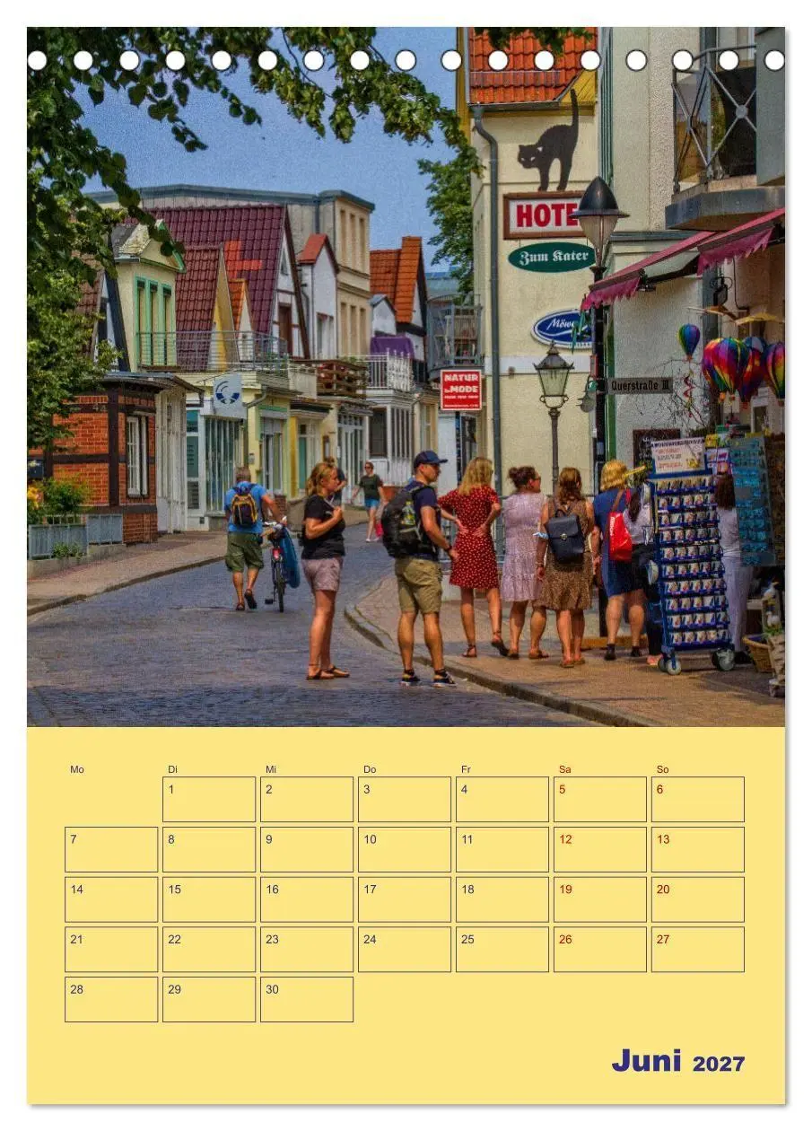 Bild: 9783569327467 | Sehnsuchtsort Warnemünde (Tischkalender 2027 DIN A5 hoch), CALVENDO...