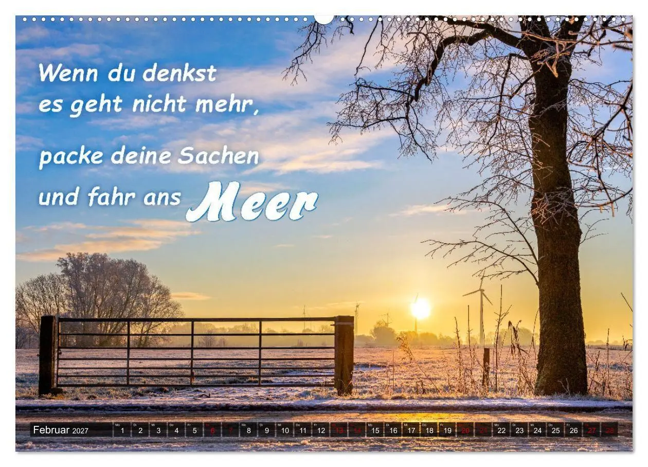 Bild: 9783569497467 | Sehnsucht zum Meer (Wandkalender 2027 DIN A2 quer), CALVENDO...