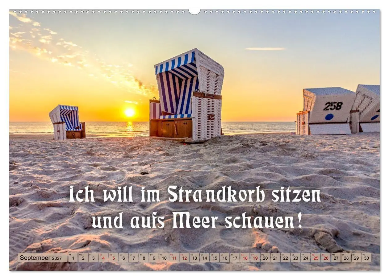 Bild: 9783569497467 | Sehnsucht zum Meer (Wandkalender 2027 DIN A2 quer), CALVENDO...