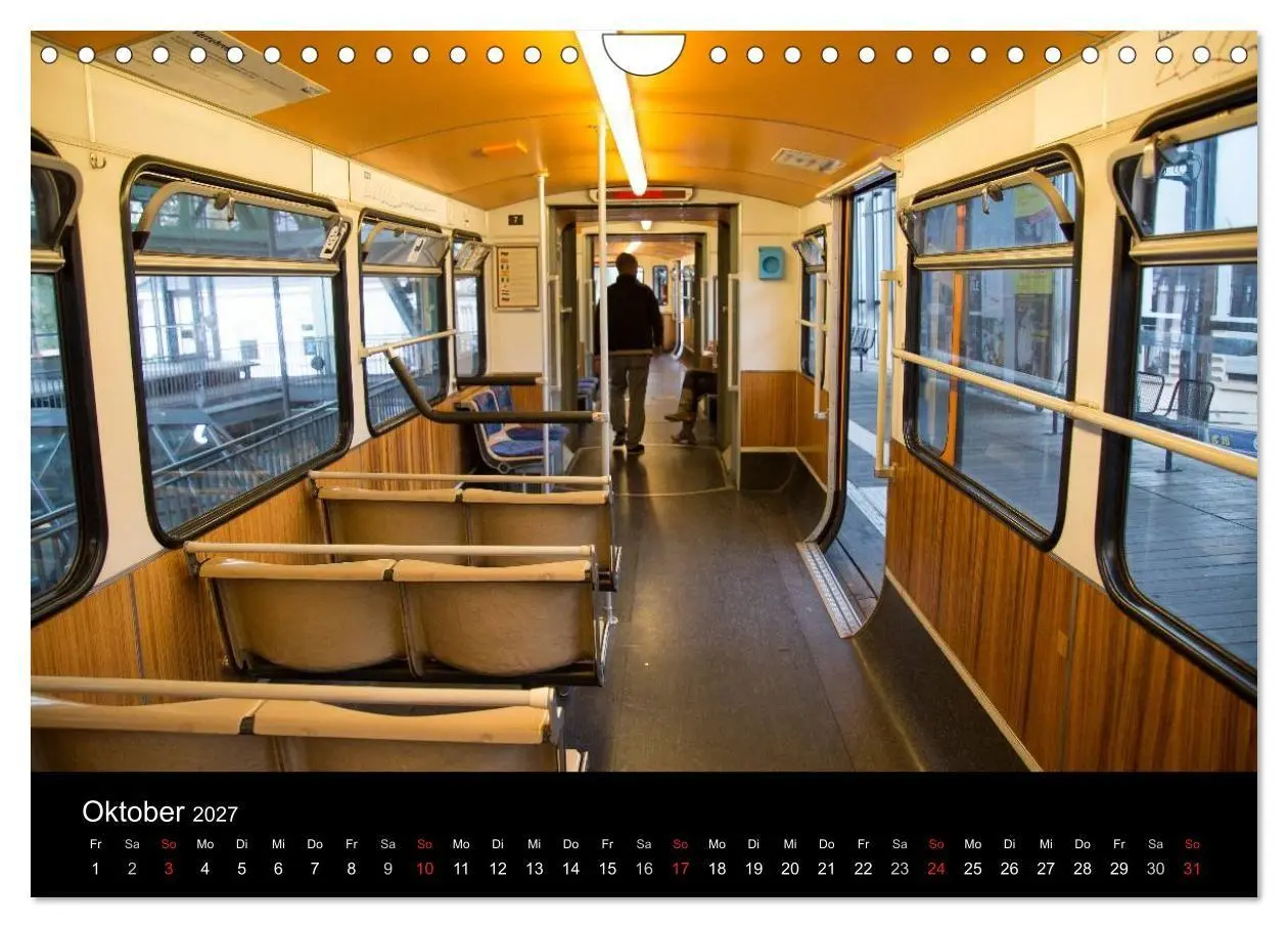 Bild: 9783569947467 | Die Wuppertaler Schwebebahn (Wandkalender 2027 DIN A4 quer),...