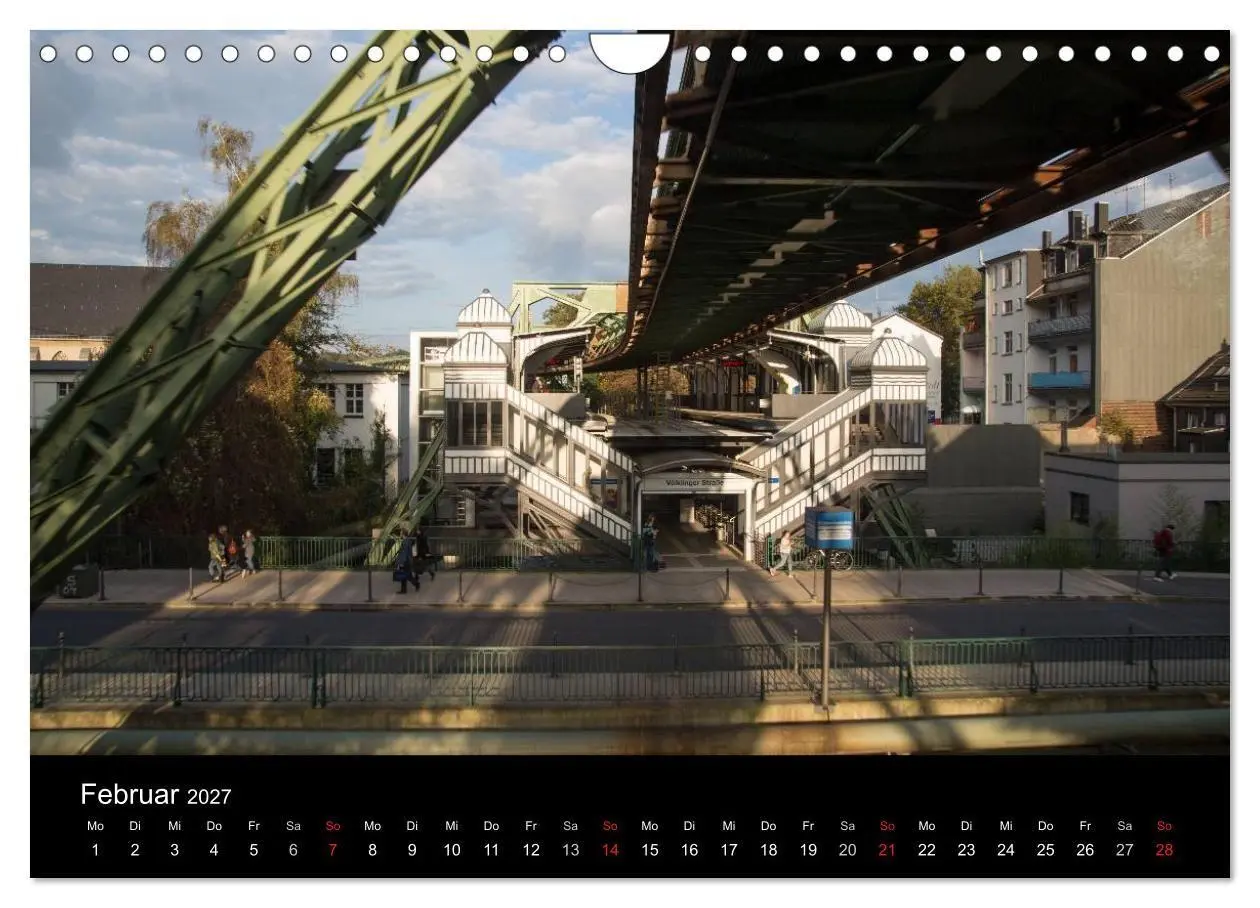 Bild: 9783569947467 | Die Wuppertaler Schwebebahn (Wandkalender 2027 DIN A4 quer),...