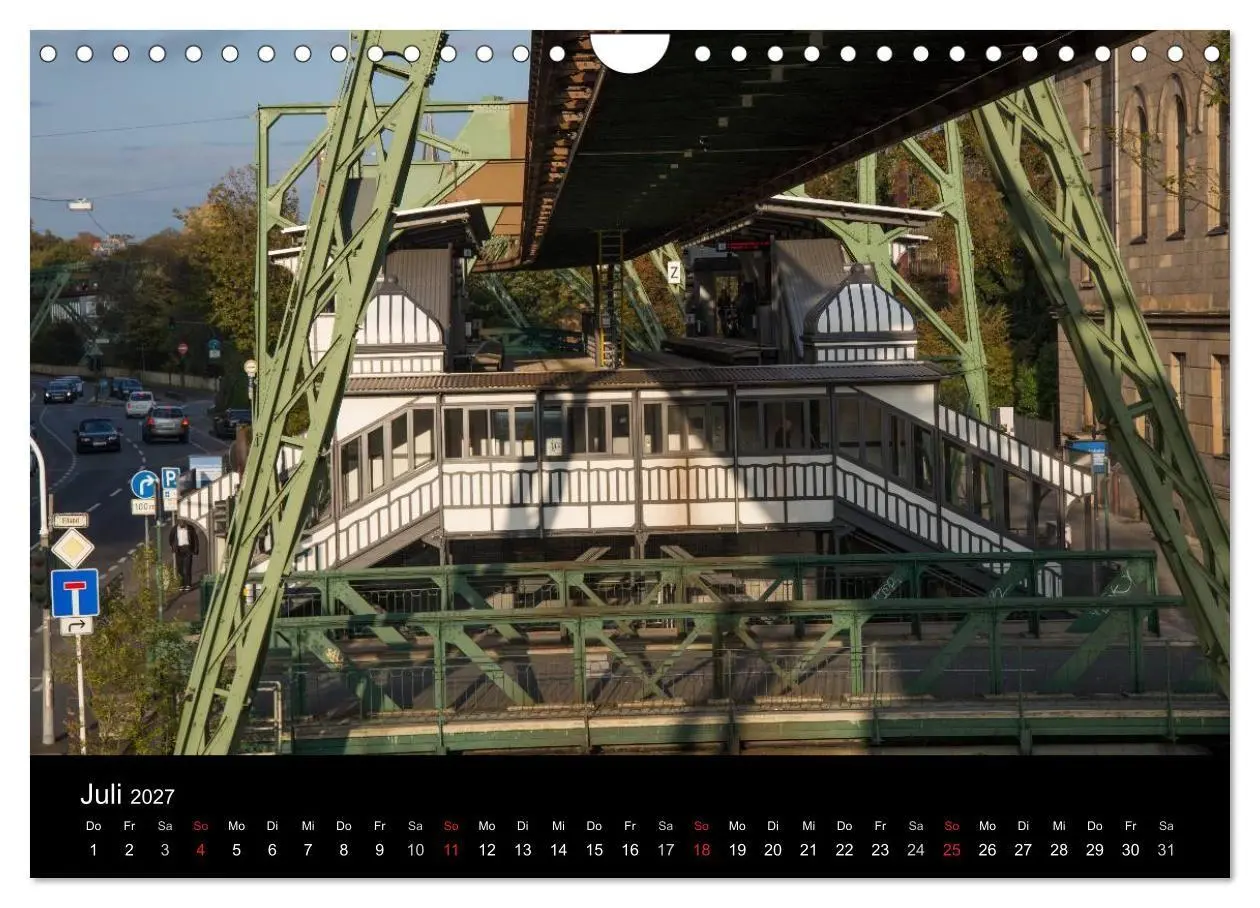 Bild: 9783569947467 | Die Wuppertaler Schwebebahn (Wandkalender 2027 DIN A4 quer),...