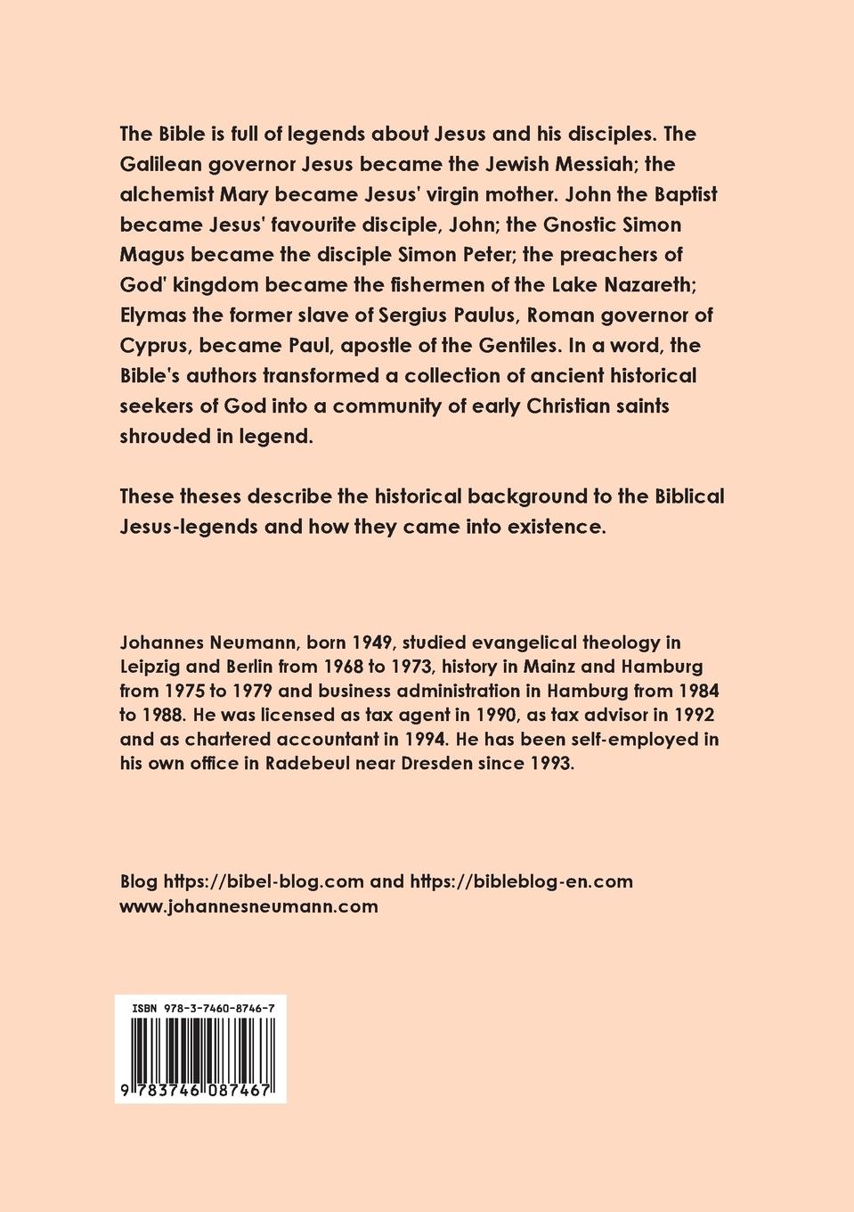 Rückseite: 9783746087467 | The Jesus Puzzle | Facts and Fiction - 280 Theses | Johannes Neumann