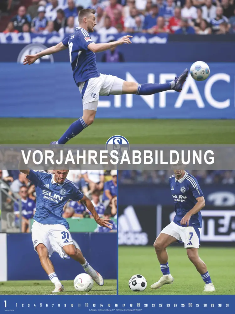 Bild: 4069095007567 | FC Schalke 04 2026 - Poster-Kalender-XL - Fußball-Kalender -...